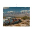 thumbnail image 1 of Balery Deserted Classic Car Landscape Alfombrilla de Secado para Cocina, 18x24 Pulgadas, Súper Absorbente para Platos y Encimeras, 1 of 7