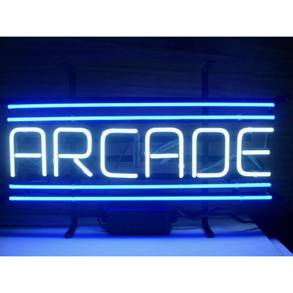 Queen Sense 14"x10" For Arcade Neon Sign Man Cave Handmade Neon Light 114ASBW