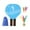 style B, variant on S SERENABLE 2 Pieces Badminton Set Exercise Badminton Racket for Outdoor Indoor Children A