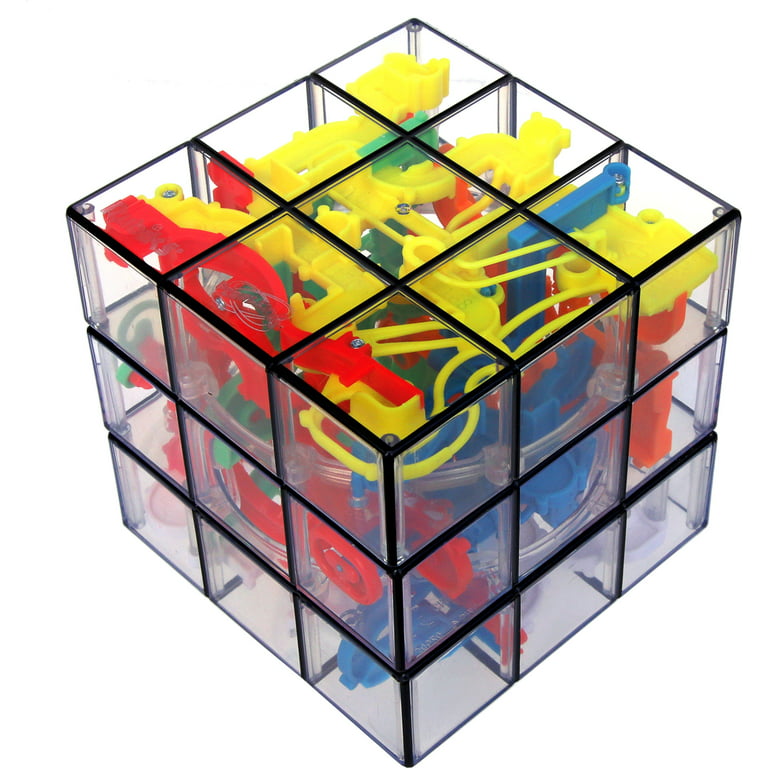 Rubik’s, Perplexus Fusion 3 x 3 Gravity 3D Maze Game Brain Teaser Fidget  Toy Puzzle Ball, for Adults & Kids Ages 8 and up