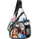 thumbnail image 2 of Mochila tipo bandolera de PVC transparente aprobada para estadios con correa ajustable, 2 of 8