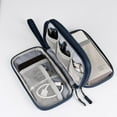 thumbnail image 6 of HongHeng Travel Cable Organizer Pouch Electronic Accessories Carry Case Portable Waterproof Double Layers All-in-One Storage Bag for Cord, Charger, Phone, Earphone, 6 of 6