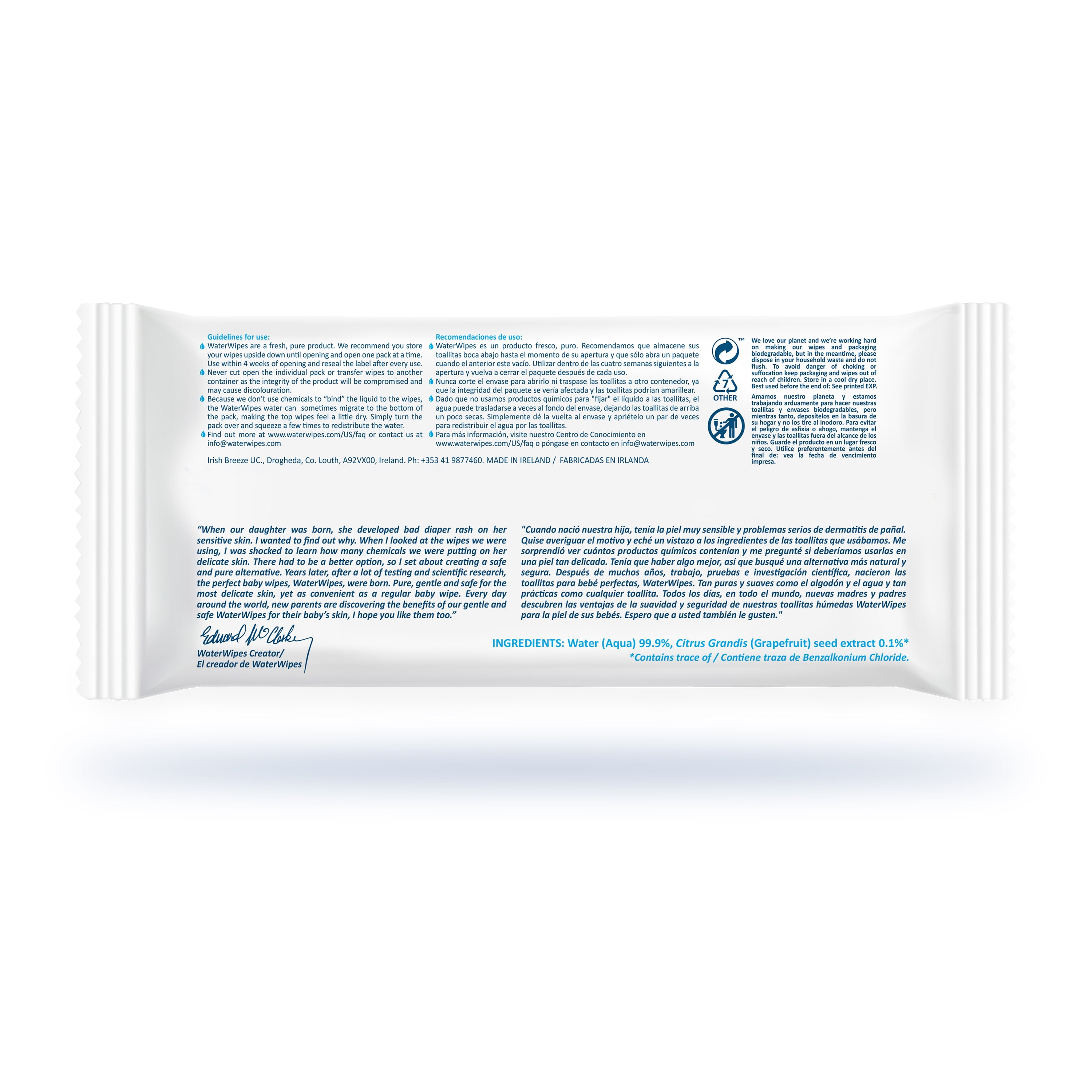 water wipes 540 count
