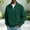 Green, variant on Liuinsasek Men's Stand-Collar Pullover Sweatshirt with Quarter Zipper Solid-Color Casual Long-Sleeve Winter Trendy Outfits