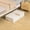 White#L, variant on Euahivb Under Bed Large Capacity Fabric Clothes Storage Box with Zipper and Dual Handles, Low Profile Foldable Organizer Bin for Garments Quilts, Space Saving Bedroom Storage Container