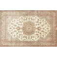 thumbnail image 1 of Ahgly Company Indoor Rectangle Traditional Light Gold Medallion Area Rugs, 8' x 12', 1 of 6