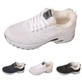 thumbnail image 3 of Uobin Women Winter Lace-Up Sneakers Warm Lined Thick Sole Casual Sports Shoes Fall Daily Wear, 3 of 7