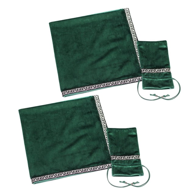 2x Vintage Altar Cards Pouch Borde Mantel Adivinación Wicca perfke Altar Tarot Cards Pouch