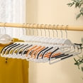 thumbnail image 2 of 10Pcs/Set Non-slip Clothes Hanger - Contrast Color, Wet Dry Dual Use, Traceless, Slim, Heavy Duty Clothing Drying Rack, Home Supplies, 2 of 8