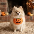 thumbnail image 4 of Roiihwy Halloween Dog Bandanas Costumes, Halloween Dog Bandanas for Fall Thanksgiving Decor, Orange Pumpkin, Ghost Design for Dog and Cat, 4 of 8