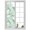 Green, variant on Olive Green Fronds Window Privacy Film, Rustic Sage Leaf Plant Linen Texture Farmhouse Botanical Frosted Glass Window Clings Static Cling UV Heat Blocking Reusable Sticker for Bathroom 19.6x39.3 Inch