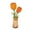 Orange Tulip, variant on ROKR Flower Bouquet 3D Wooden Puzzle DIY Model Building Kits Toys for Adult Thanksgiving Day Mother's Day＆Teachers' Day＆Birthday Gifts,581PCS