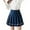 Navy, variant on Pleated Skirts for Women High Waisted Mini Skater Skirt Tennis Skirt School Uniform Cheerleader Skirts