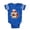 Royal Blue, variant on CafePress - Cute Penguin - Cute Infant Baby Football Bodysuit