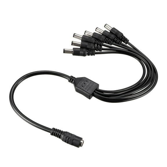 Uxcell 1 Female to 6 Male 5.5x2.1mm DC Power Splitter for Camera LED
