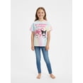 thumbnail image 2 of My Melody and Kuromi Girls Short Sleeve Graphic T-Shirt, Sizes 4-16, 2 of 7