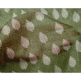 thumbnail image 4 of oneOone Silk Tabby Fabric Leaves Block Print Sewing Fabric BTY 42 Inch Wide, 4 of 4