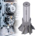thumbnail image 4 of Milling Cutter, 6 Blades Dovetail Cutter Straight Shank Cemented Carbide High Grinding Accuracy  for Stainless Steel, 4 of 7