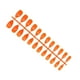 thumbnail image 2 of 24 piezas de uñas postizas Qarigey DIY estilo Simple Naranja dulce, 2 of 5