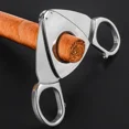 thumbnail image 5 of Cigar Cutter Stainless Steel Metal Classic Portable Cigar Cutter Guillotine Christmas Puro Scissors Cigar Accessories Gift Box (Silver), 5 of 7