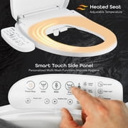 BidetMate 3000 Series Smart Toilet Seat with Bidet Adjustable & Self-Cleaning Heated Bidet