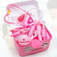 thumbnail image 4 of Trousse de Médecins pour Tout-Petits 3-5, Ensemble de Jeu de Dentiste 43 Pcs pour Enfants, Jeu de Rôle de Rôle, Sons de Battement de Cœur Réalistes, Matériaux Sûrs, Étui de Rangement Portable, Cadeau Éducatif pour Enfants 2-8, 4 of 6
