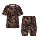 thumbnail image 1 of Fotbe Hearts and French Bulldog Pijama Estampada de 2 Piezas para Niños – Ropa de Dormir de Manga Corta Cómoda para Niños y Niñas, Camiseta y Shorts de Algodón-3X-Large, 1 of 6