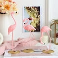 thumbnail image 3 of Decoración de sala de estar BuyWeek flamenco rosa resina Figura Adorno, 3 of 7
