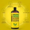 thumbnail image 5 of Organic Vegetable Glycerine - Big 32 fl oz - Made w/Organic Coconut Oil - by Seven Minerals, 5 of 7