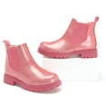 thumbnail image 3 of Bocca Girls Glitter Chelsea Boots Black Ankle Booties With Zipper 1M, 3 of 6