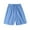 Blue, variant on CCRFTGI Shorts for Kids Girls Size 10-12 Casual Elastic Active Pants Comfort Cotton Linen 2026 Summer Girls Fashion Shorts Black 11-12 Years