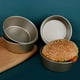 thumbnail image 2 of Molde para hamburguesas dorado antiadherente redondo para hornear queso, tarta de queso, herramientas para hornear en el horno casero, molde para pan, 2 of 5