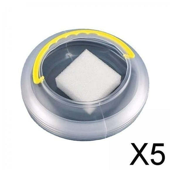 5x Cubo de Lavado de Pinceles para Acuarela Pintura Al óleo Acrílica, Lavadora de Pinceles de Barril de Agua Plegable, Cubo de Limpieza de Pinceles de 5 piezas