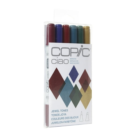 Copic® Ciao Marker Set, Jewel Tones