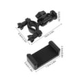 thumbnail image 2 of unbranded 1Jgo Soporte Para Teléfono De Motocicleta Con Montura Para Cámara De Acción Y Clip Estable Negro, 2 of 7
