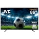 thumbnail image 1 of JVC  Smart TV 86 pulgadas  4K UHD LED  Frameless  Roku TV  WiFi  4 HDMI 2 USB AV  Netflix YouTube Prime Video  Modelo SI86URF, 1 of 8