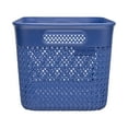 thumbnail image 2 of Life Story Panier Tendance Tissé de Rangement Léger et Robuste 16 Pintes, Bleu, 2 of 4