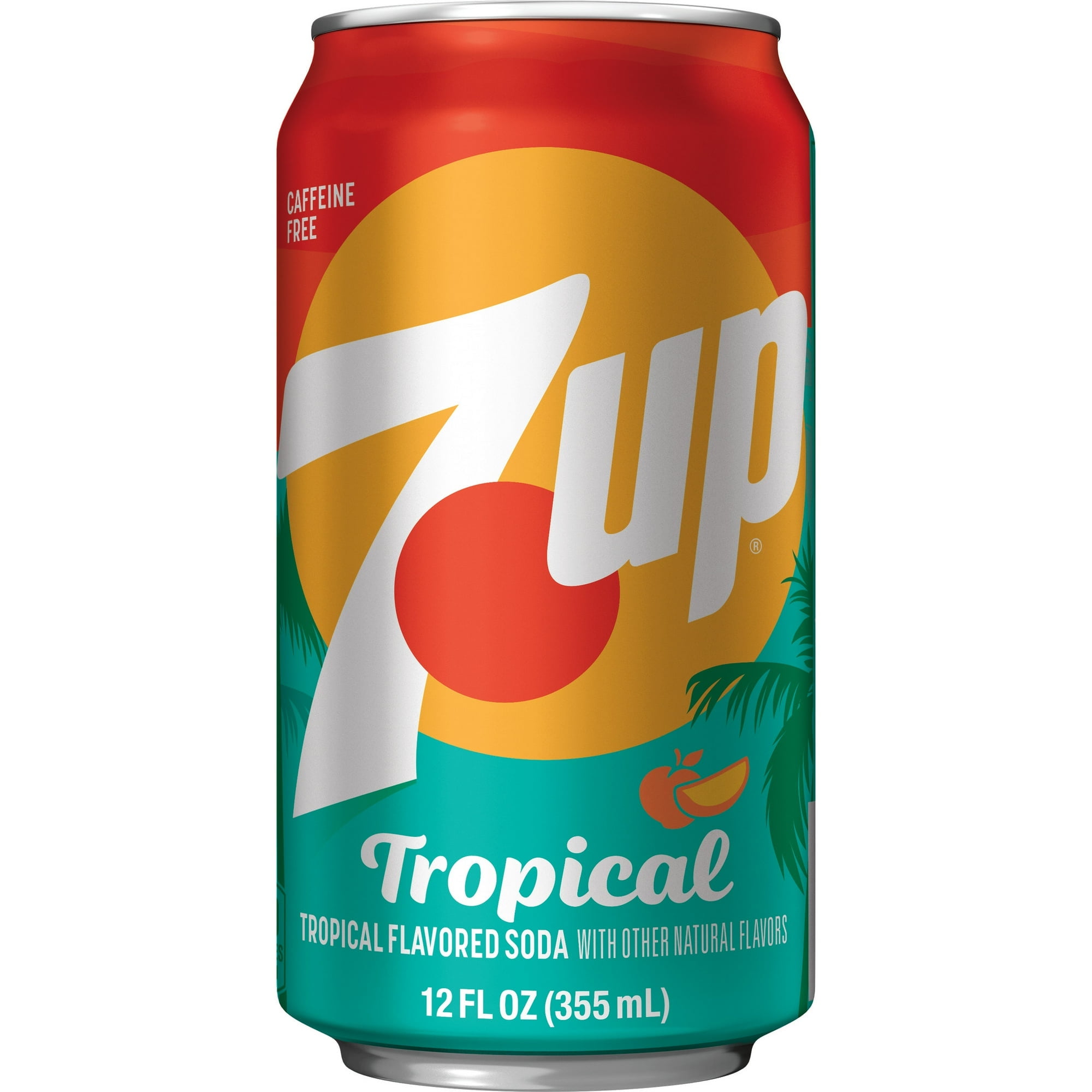 7UP Tropical Zero Sugar Caffeine Free Lemon Lime Mango Peach Soda