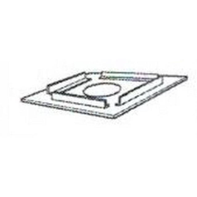 Superior F4371 6 x 9 in. Vertical Firestop Direct Vent Rigid Pipe Section