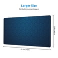 thumbnail image 2 of Kdxio Dark Blue Print Large Gaming Mouse Pad,Non-Slip Base,Water Resist Keyboard Pad for Gamer,Office & Home,29.5 x 15.8 in, 2 of 6