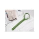 thumbnail image 5 of Corbata de rayas para hombres INSPIRE CHIC para el Día del Padre, corbatas delgadas autoadhesivas para ocasiones formales e informales, talla única, verde, 5 of 5
