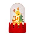 thumbnail image 1 of Moyic Decoración brillante de Navidad, regalo de vacaciones de Navidad encantador, diseño de escena, decoraciones de mesa, luces de madera, Kits de decoración para fiestas Alce Moyic HA068920-03B, 1 of 6