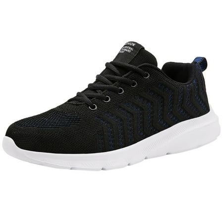 

Sneakers for Men Men Lightweight Comfortable Breathable Sports Lace-Up Casual Shoes Running Shoes Sneakers Mens Sneakers Mesh Blue 44