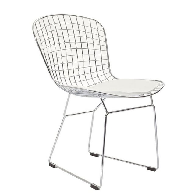 Hawthorne Collections Chaise de Salle à Manger en Blanc