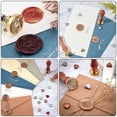 thumbnail image 5 of 1 Set DIY Scrapbook Making Kits Including Sealing Wax Particles Paraffin Candles and Beech Handle Wax Sealing Stamp Melting Brass Spoon Mixed Color 12~12.5mm 350pcs/set, 5 of 5