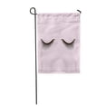 thumbnail image 1 of SIDONKU Eye Closed Eyelashes Icon Fashion Makeup Salon Logo Vector Illustration Garden Flag Decorative Flag House Banner 28x40 inch, 1 of 1