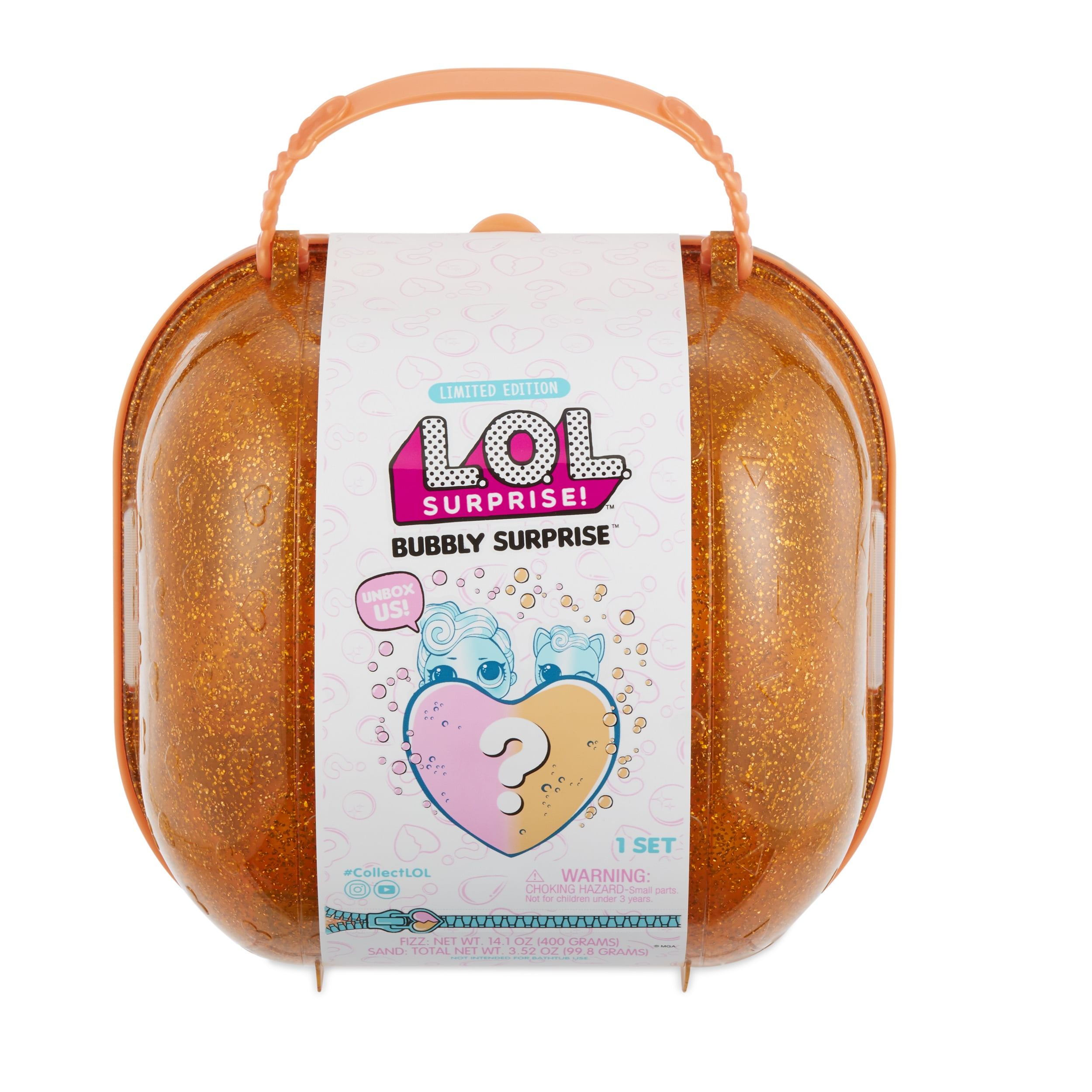 L.O.L Surprise! LOL Surprise Bubbly Surprise (Orange) With Exclusive Doll and Pet, Great Gift for Kids Ages 4 5 6+