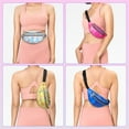 thumbnail image 6 of Uxcell 80s Fanny Pack for Women 2 Pack Waist Bag 90s Fanny Pack Purple Dark Pink, 6 of 8
