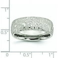 thumbnail image 6 of Chisel Stainless Steel Brushed and Polished Textured 8.2mm Band - Ring Size 8.5, 6 of 8