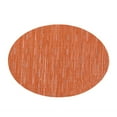 thumbnail image 2 of Oval Placemat for Dining Table Woven Vinyl Plastic Place Mats Non-Slip Heat Insulation Stain Resistant Table Mats - Washable Easy Clean, 2 of 8